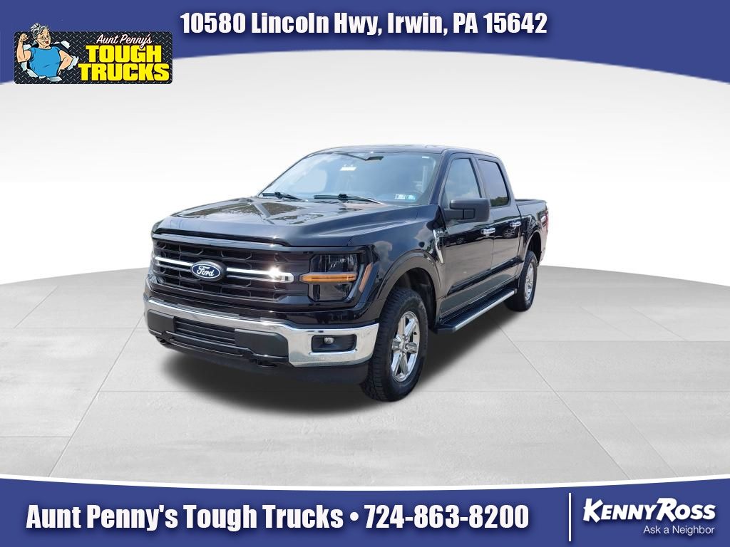 Black Metallic 2025 Ford F-150 Pickup Truck Four-Wheel Drive Automatic