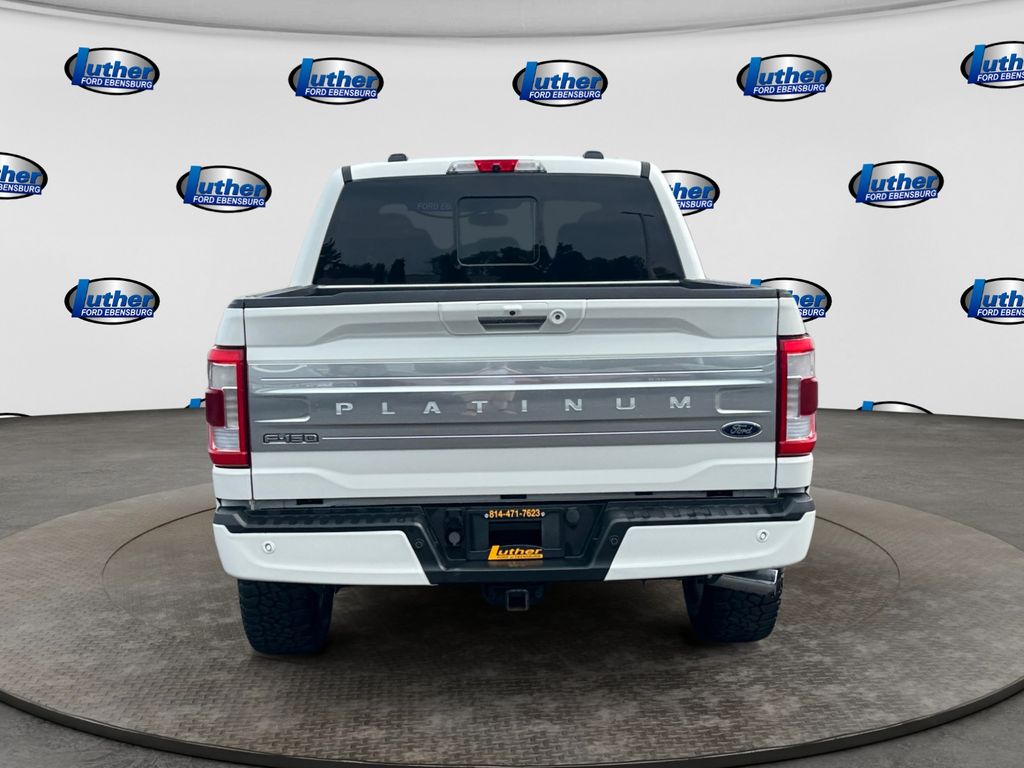 2021 Ford F-150 Platinum White at Luther Ford