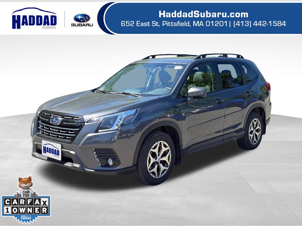 Magnetite Gray Metallic 2023 Subaru Forester SUV / Crossover All-Wheel Drive Continuously Variable Transmission