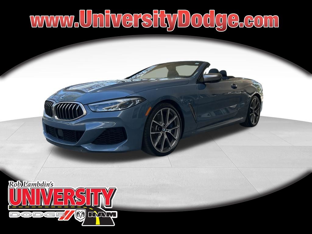 Barcelona Blue Metallic 2019 BMW 8 Series M850i xDrive Convertible AWD Convertible All-Wheel Drive 8-Speed Automatic