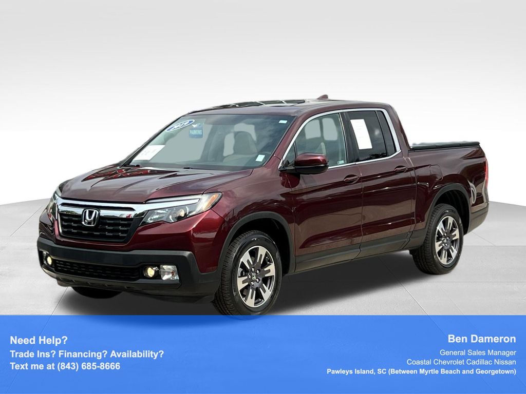  2019 Honda Ridgeline RTL-T AWD   