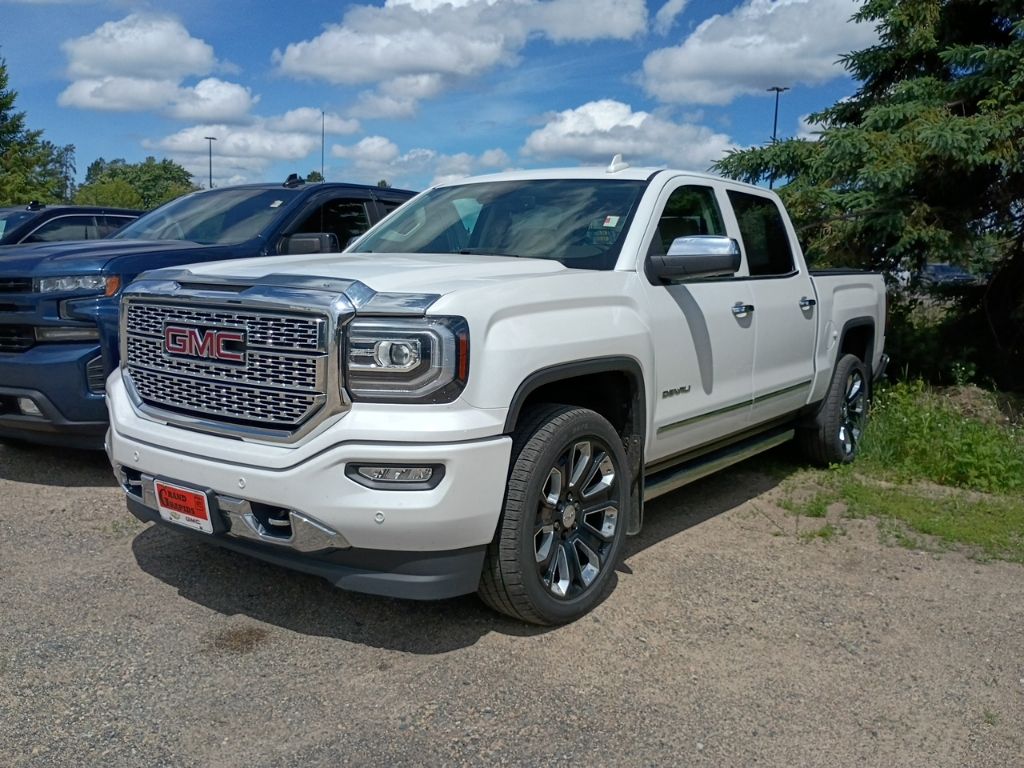 White Frost Tricoat 2018 GMC Sierra 1500 Pickup Truck Four-Wheel Drive 8-Speed Automatic Overdrive