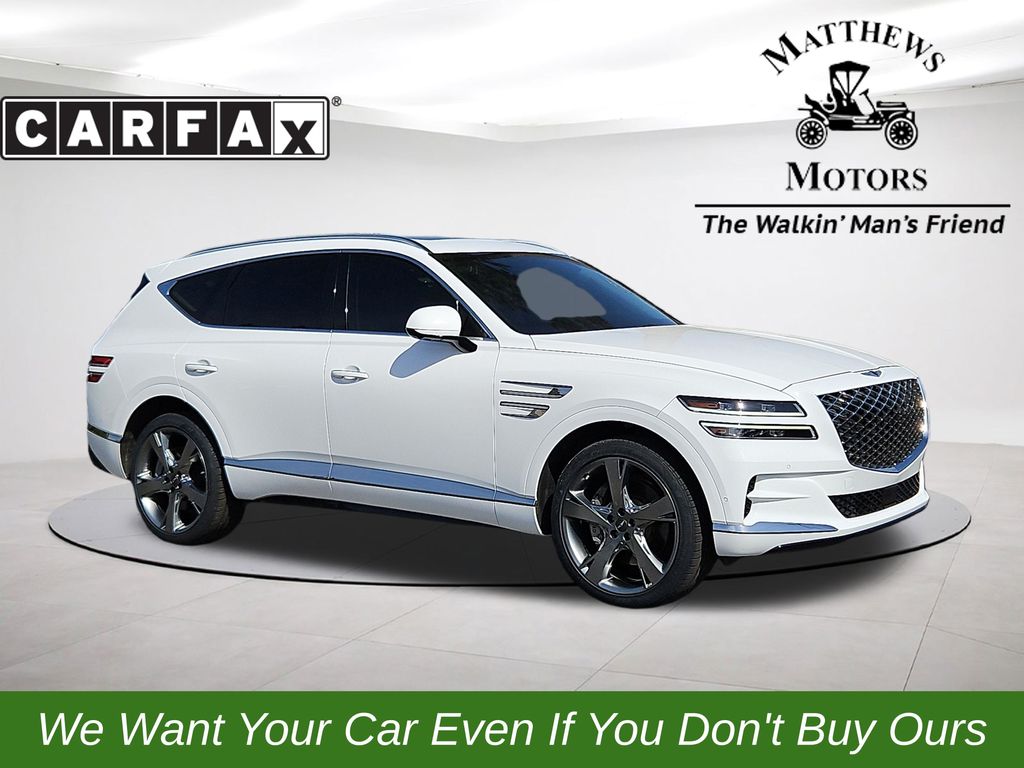 Alta White 2023 Genesis GV80 2.5T AWD SUV / Crossover All-Wheel Drive 8-Speed Automatic
