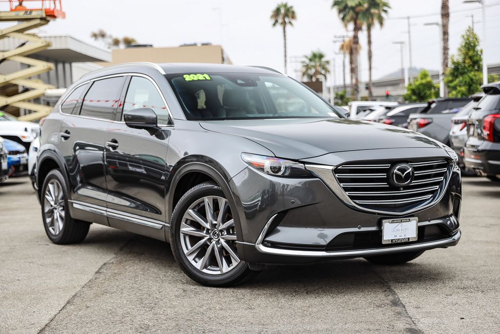 Machine Gray Metallic 2021 Mazda CX-9 SUV / Crossover All-Wheel Drive 6-Speed Automatic