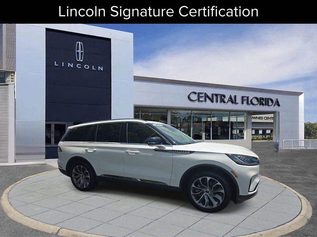 White Metallic 2025 Lincoln Aviator Premiere AWD SUV / Crossover All-Wheel Drive Automatic