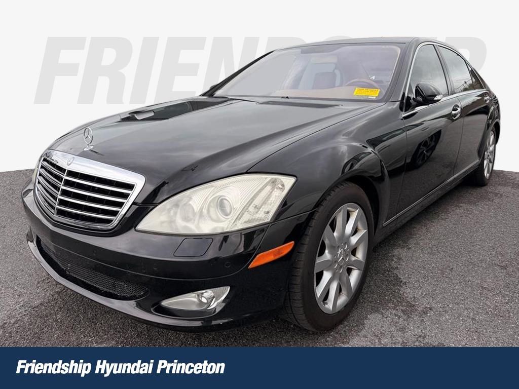 Black 2007 Mercedes-Benz S-Class S 550 Sedan Rear-Wheel Drive 7-Speed Automatic
