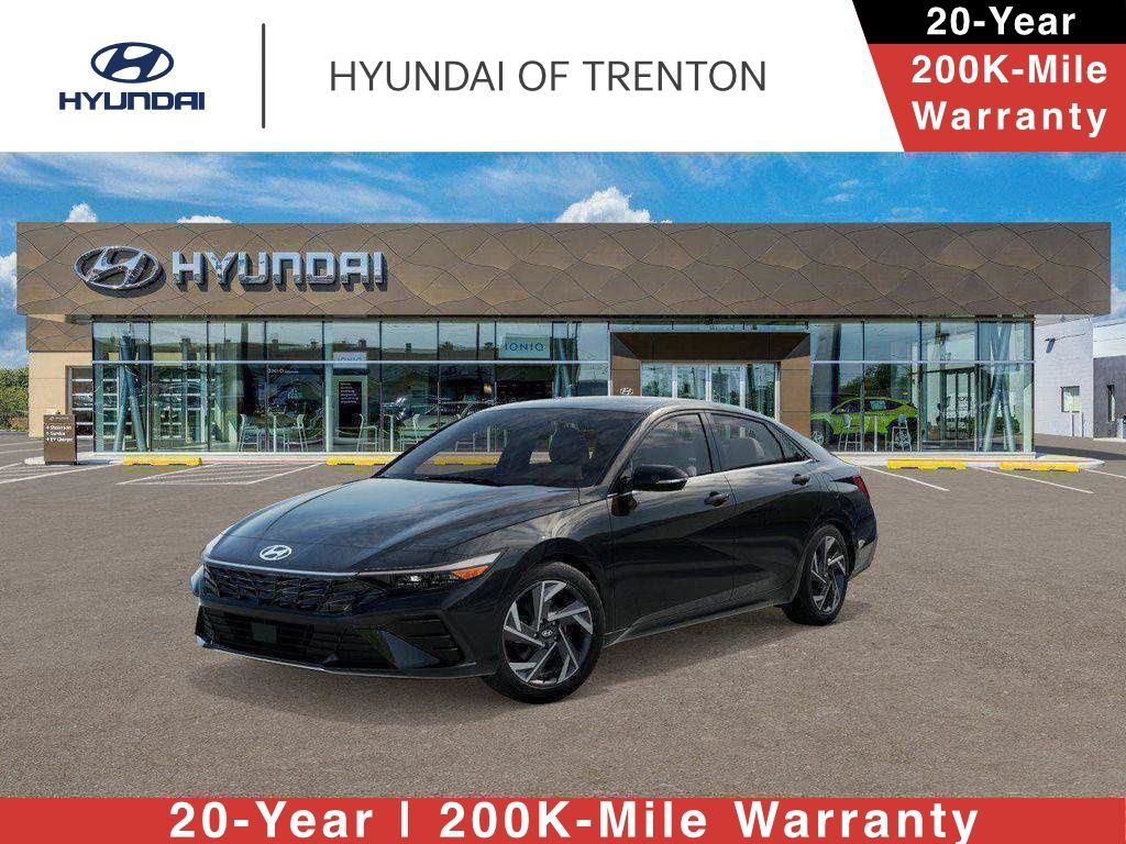 Abyss Black 2026 Hyundai Elantra Sedan Front-Wheel Drive Continuously Variable Transmission