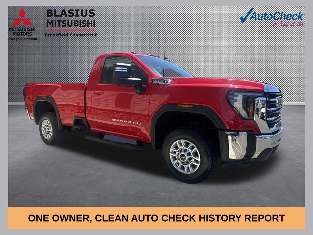 Cardinal Red 2024 GMC Sierra 2500HD SLE Regular Cab LB 4WD Pickup Truck Four-Wheel Drive Automatic