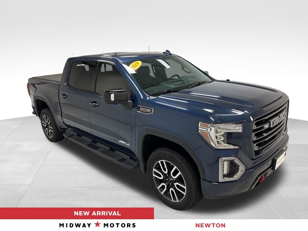 Pacific Blue Metallic 2019 GMC Sierra 1500 Pickup Truck Four-Wheel Drive Automatic
