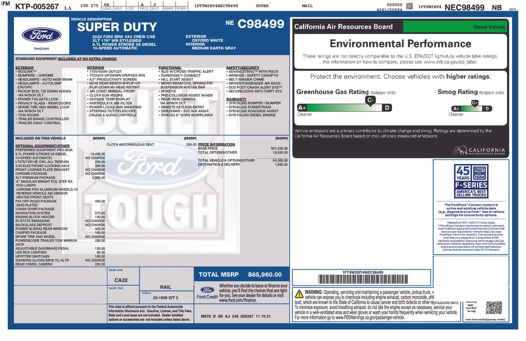 Used 2022 White Ford XLT image 5