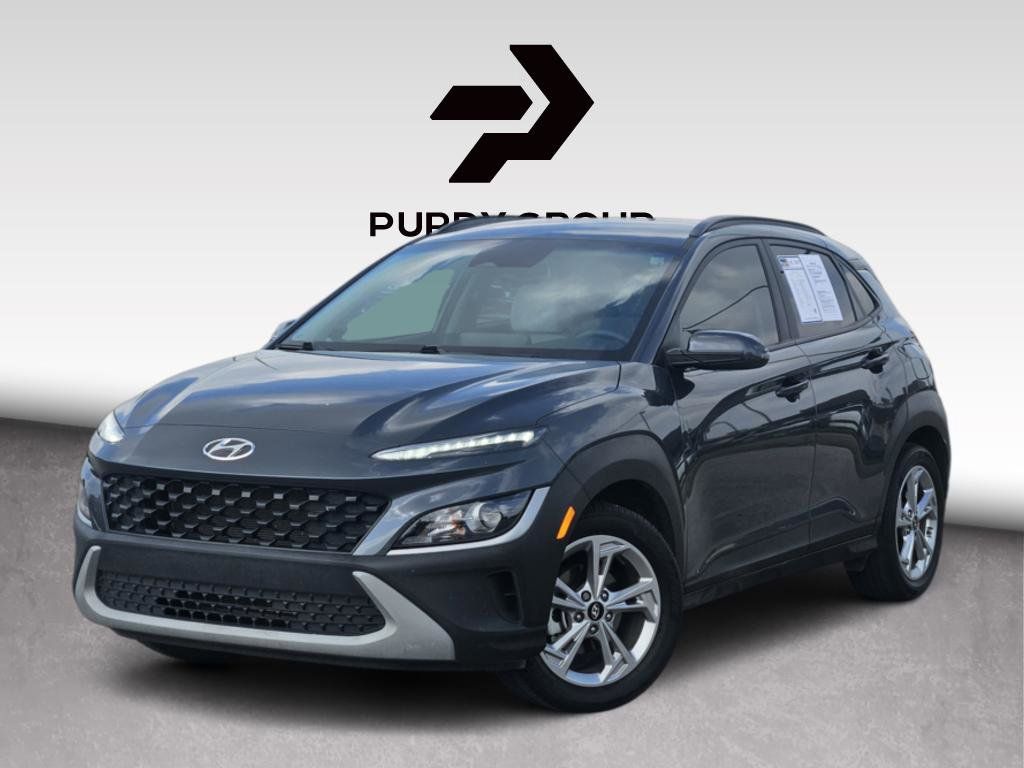 Thunder Gray 2022 Hyundai Kona SEL FWD SUV / Crossover Front-Wheel Drive Continuously Variable Transmission
