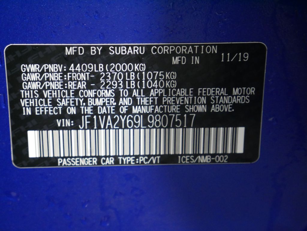 Thumbnail: 2020 Subaru WRX - 17