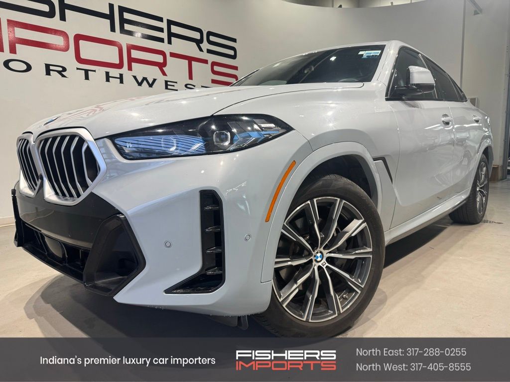 Gray Metallic 2026 BMW X6 xDrive40i SUV / Crossover All-Wheel Drive 8-Speed Automatic