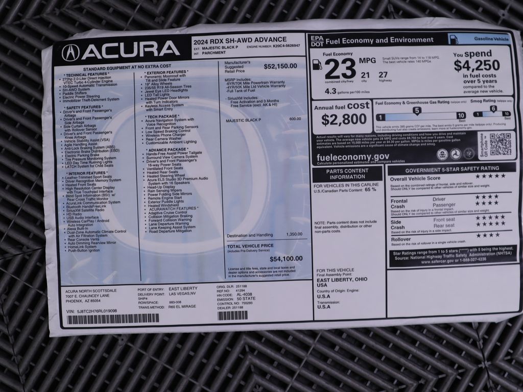 2024 Acura RDX Advance 10