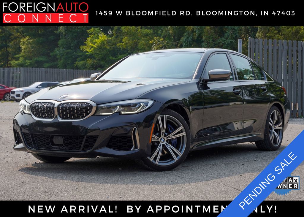 Black Sapphire Metallic 2020 BMW 3 Series Sedan All-Wheel Drive 8-Speed Automatic