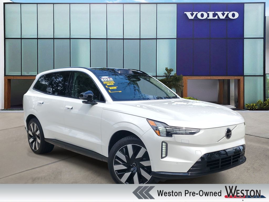White 2025 Volvo EX90 SUV / Crossover All-Wheel Drive 1-Speed Automatic