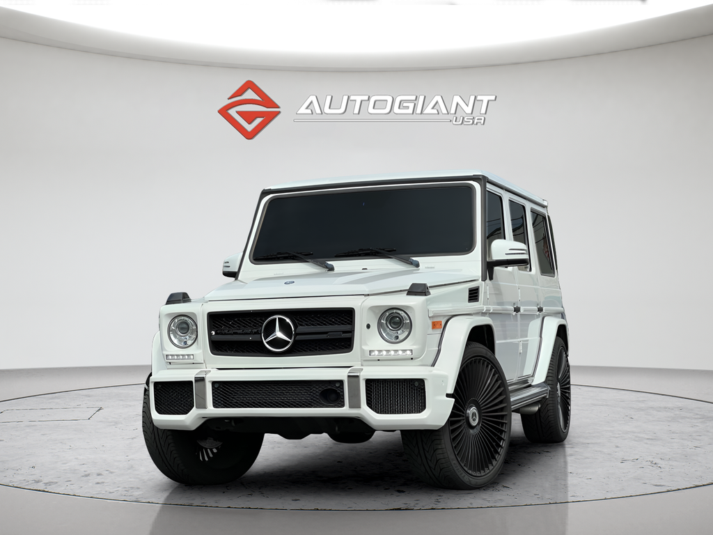 White 2016 Mercedes-Benz G-Class G 63 AMG 4MATIC SUV / Crossover All-Wheel Drive 7-Speed Automatic