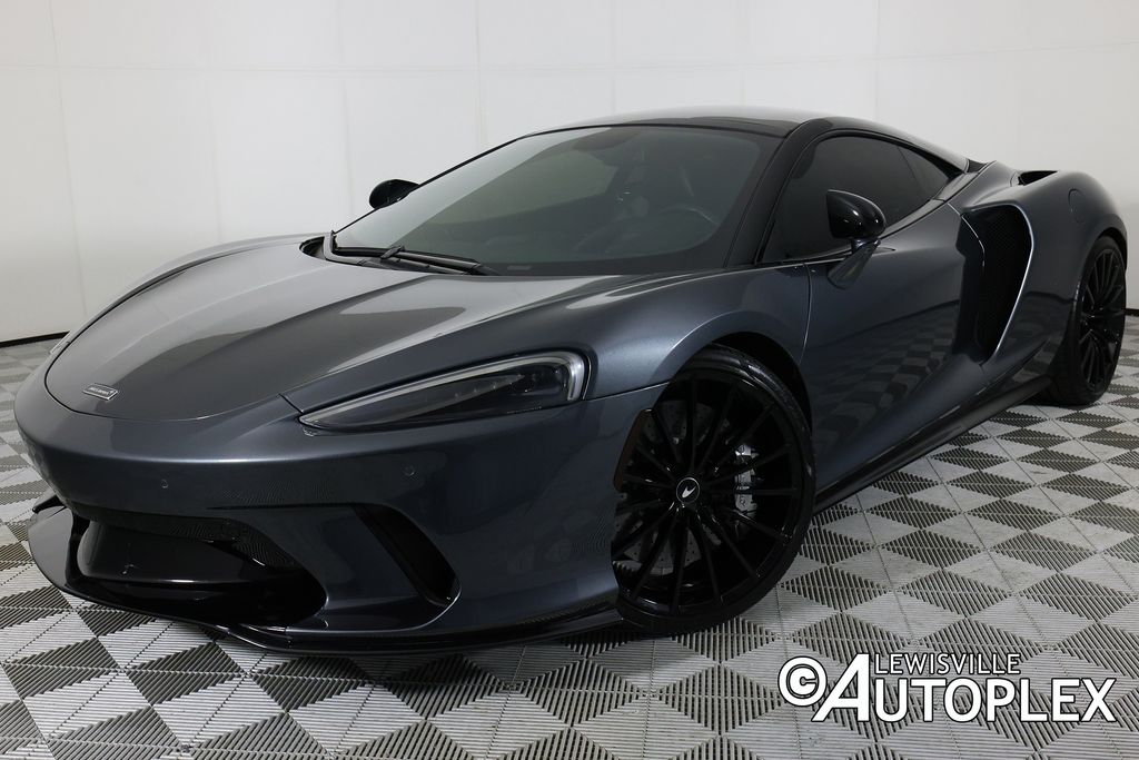 Gray 2020 McLaren GT Coupe Rear-Wheel Drive 7-Speed Automatic