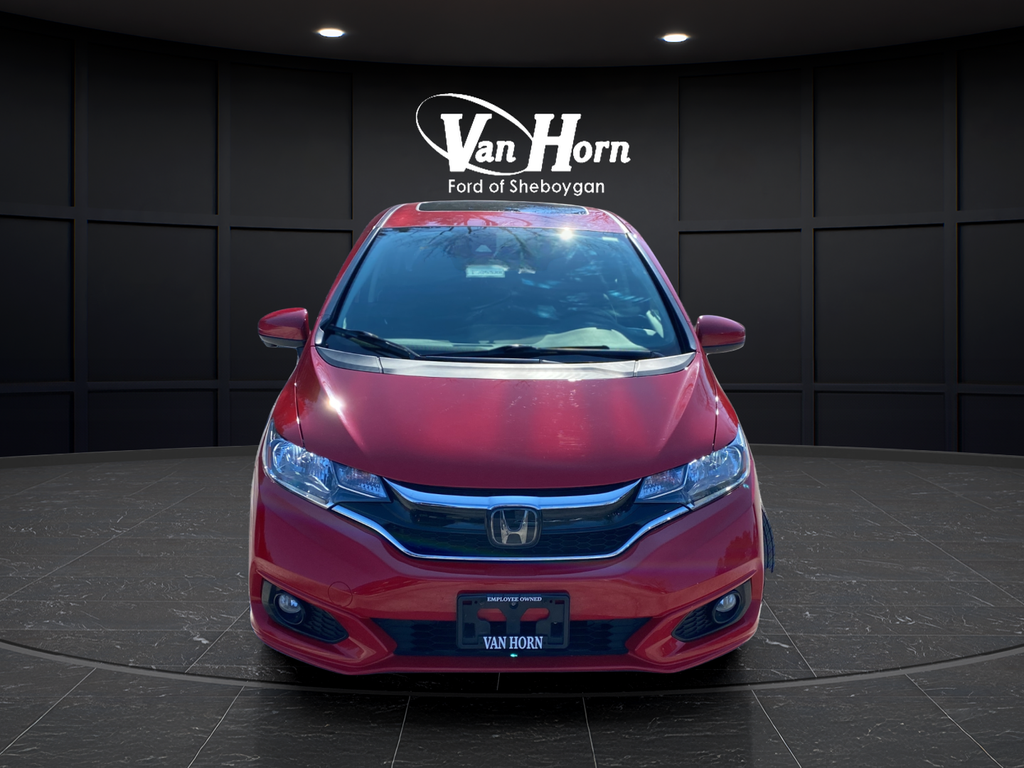 Milano Red 2019 Honda Fit EX FWD Hatchback Front-Wheel Drive Continuously Variable Transmission