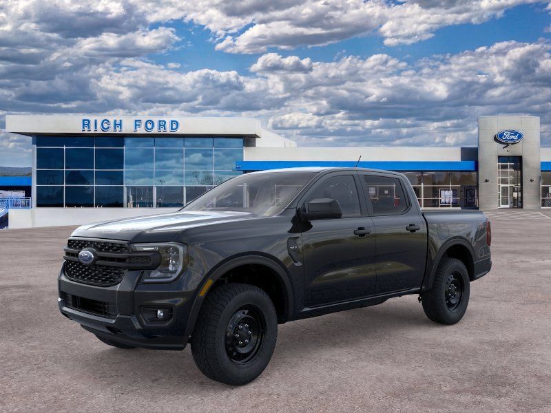 Shadow Black 2026 Ford Ranger Pickup Truck Four-Wheel Drive Automatic