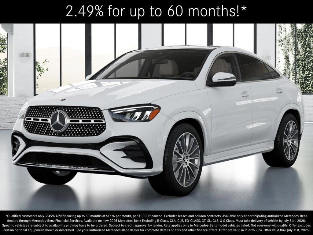 Polar White 2026 Mercedes-Benz GLE SUV / Crossover All-Wheel Drive 9-Speed Automatic