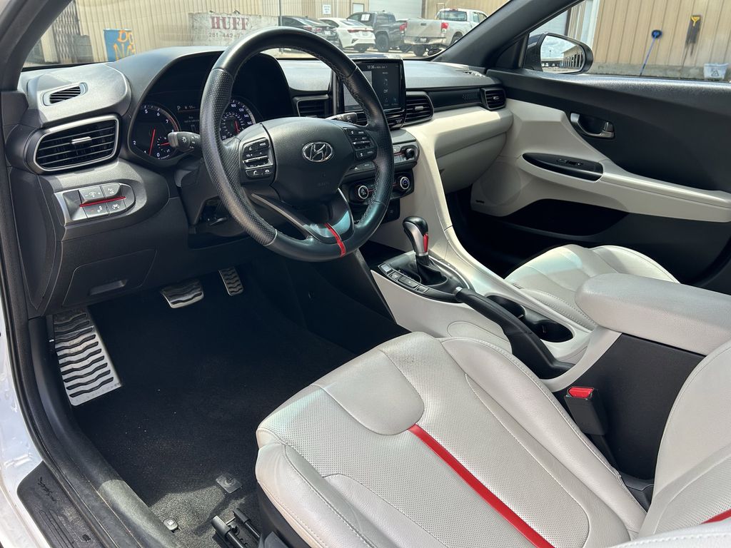 2020 Hyundai Veloster Turbo Ultimate White at Baytown Hyundai