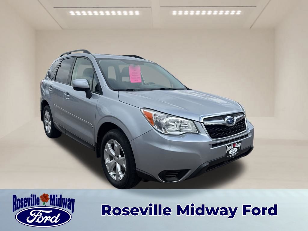 Ice Silver Metallic 2014 Subaru Forester 2.5i Premium SUV / Crossover All-Wheel Drive Continuously Variable Transmission