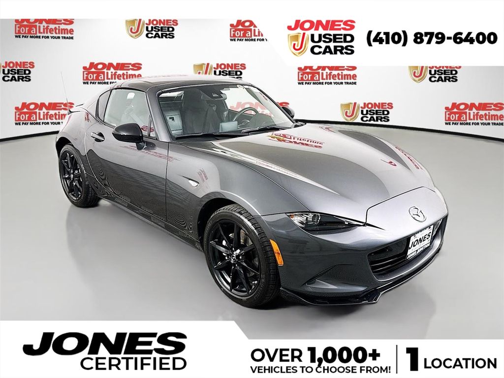 Machine Gray 2019 Mazda MX-5 Miata RF Club RWD Convertible Rear-Wheel Drive 6-Speed Manual