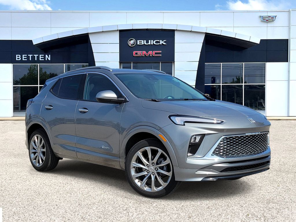 Moonstone Gray Metallic 2025 Buick Encore GX Avenir AWD SUV / Crossover All-Wheel Drive 9-Speed Automatic