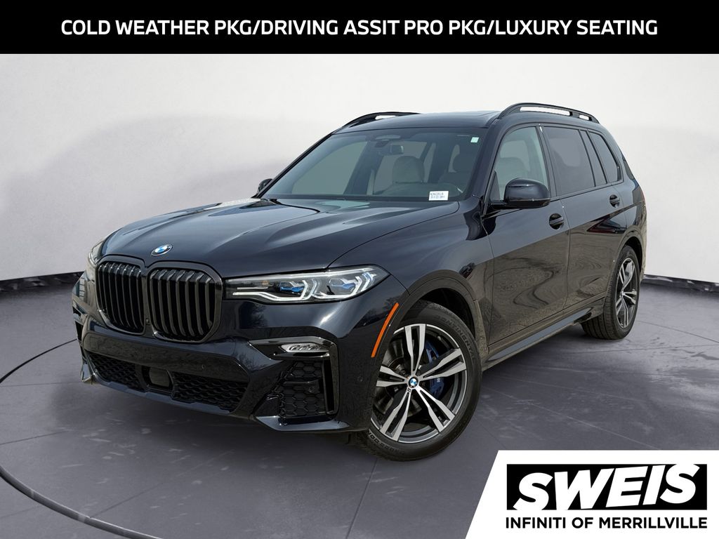 Carbon Black Metallic 2021 BMW X7 M50i AWD SUV / Crossover All-Wheel Drive 8-Speed Automatic