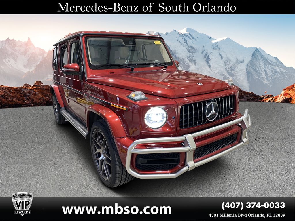 MANUFAKTUR Cardinal Red Metallic 2024 Mercedes-Benz G-Class SUV / Crossover All-Wheel Drive 9-Speed Automatic