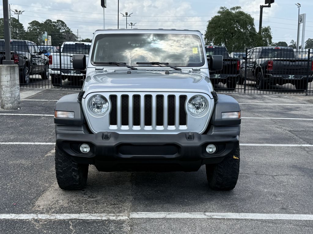 2023 Jeep Wrangler Sport S Silver at DeMontrond Auto Country