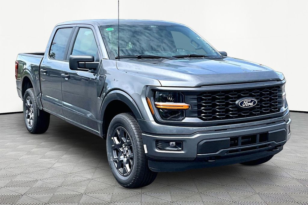 Gray 2026 Ford F-150 STX SuperCrew 4WD Pickup Truck Four-Wheel Drive Automatic