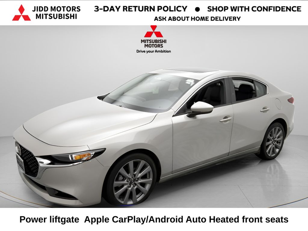 Gray (Platinum Quartz Metallic) 2025 Mazda MAZDA3 2.5 S Preferred Sedan FWD Sedan Front-Wheel Drive 6-Speed Automatic