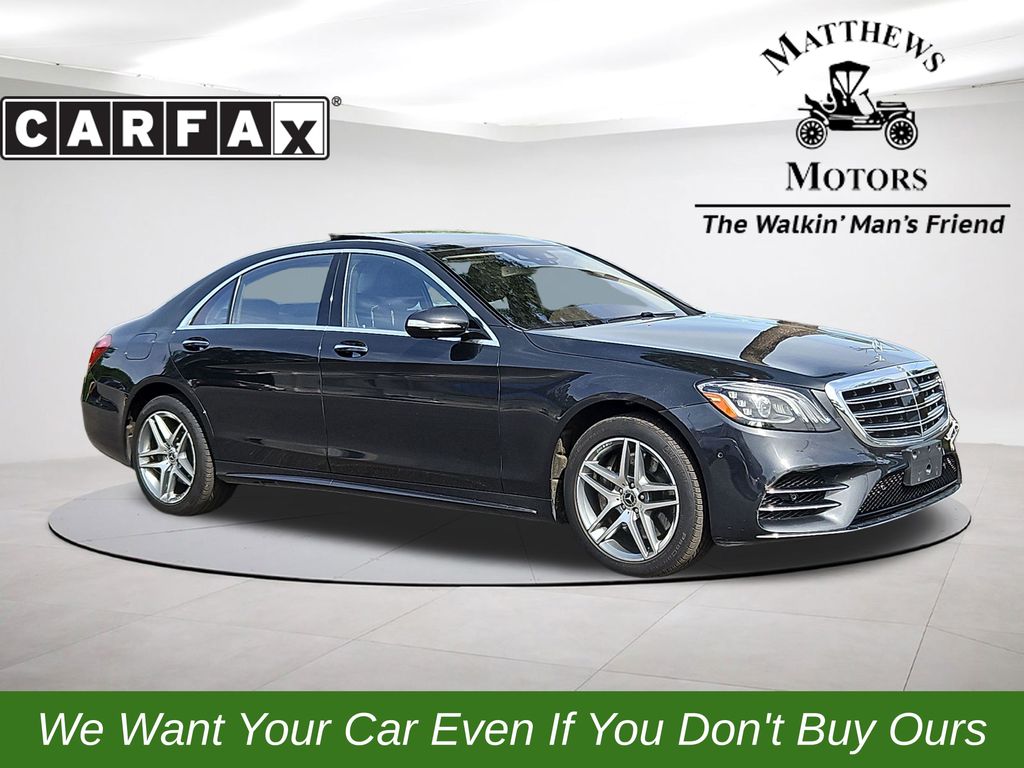 Magnetite Black Metallic 2020 Mercedes-Benz S-Class S 560 4MATIC Sedan AWD Sedan All-Wheel Drive 9-Speed Automatic
