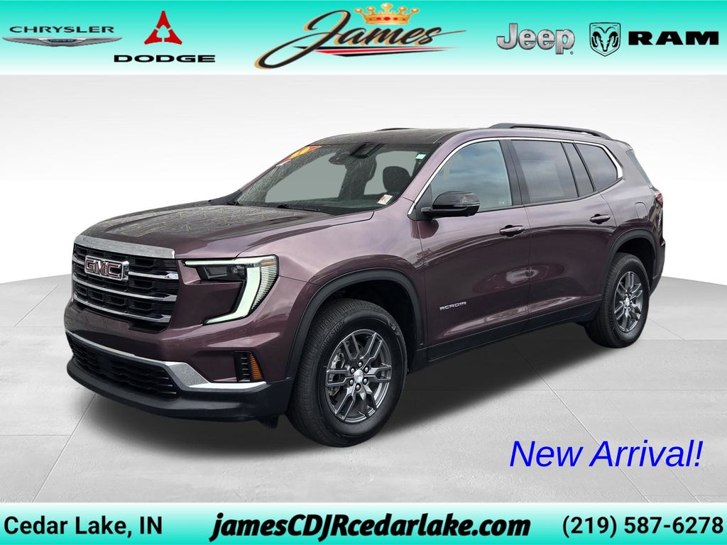 Crystal Metallic 2025 GMC Acadia SUV / Crossover Front-Wheel Drive 8-Speed Automatic