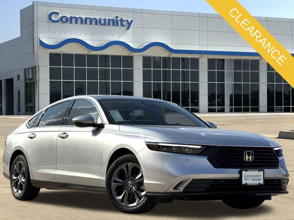 2025 Honda Accord Hybrid EX-L Silver at Classic Honda Galveston