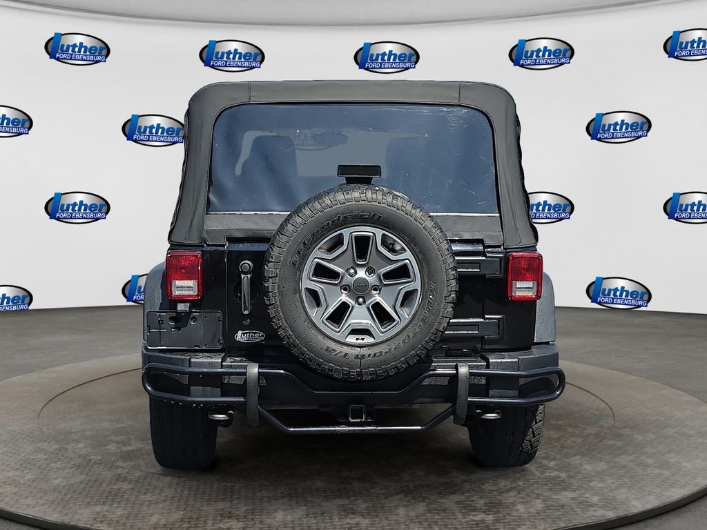 2016 Jeep Wrangler Unlimited Rubicon Black at Klick Lewis Buick Chevrolet