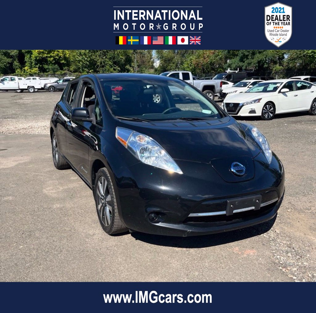 Super Black 2017 Nissan LEAF Hatchback Front-Wheel Drive Automatic