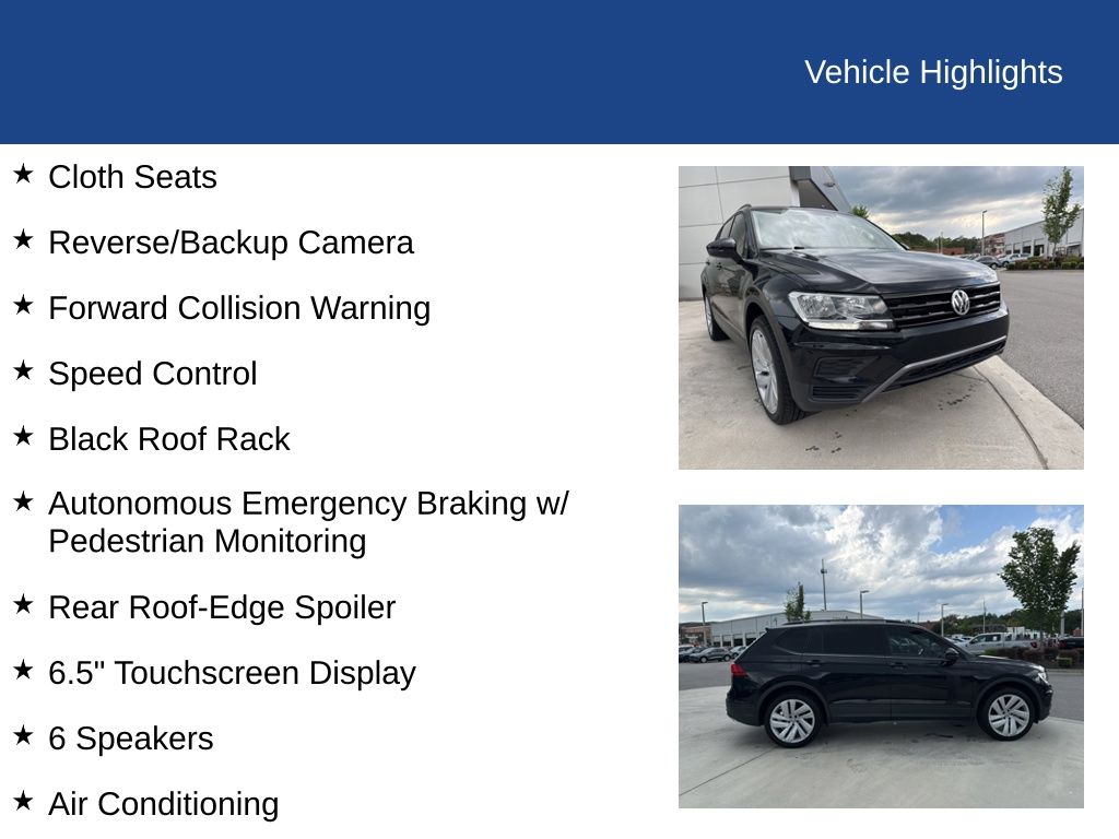 2021 Volkswagen Tiguan S 4Motion