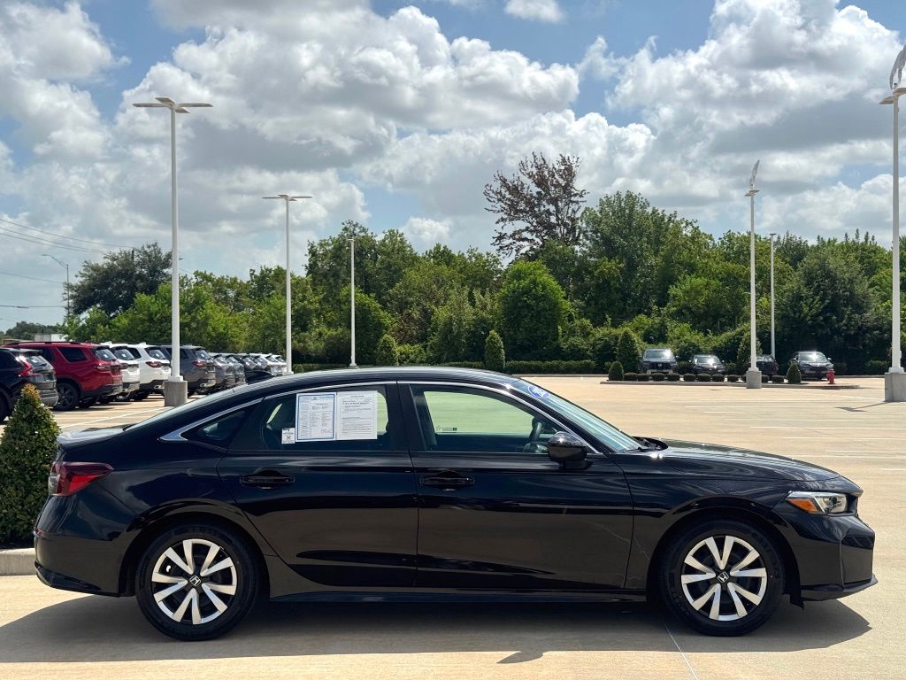 2025 Honda Civic LX Silver at DeMontrond Ford