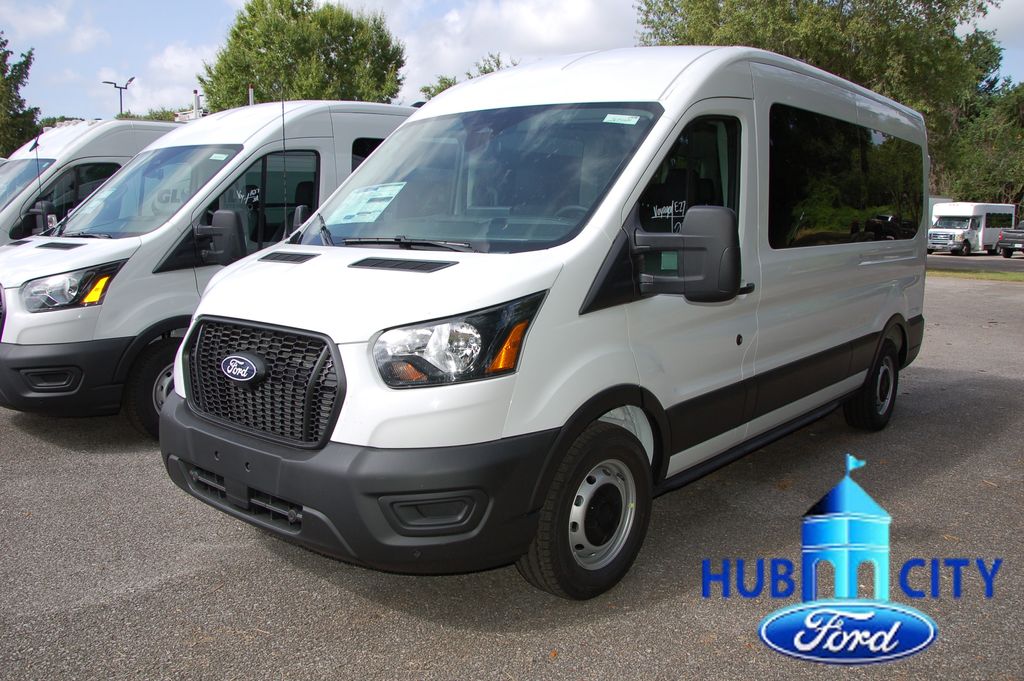 Oxford White 2026 Ford Transit Passenger Van Rear-Wheel Drive
