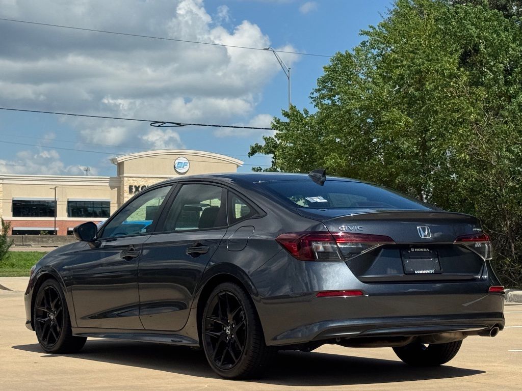 2025 Honda Civic Sport Silver at Baytown Hyundai