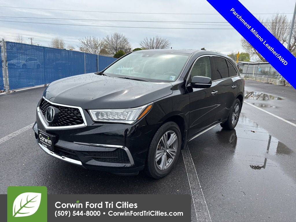 Gray (Gunmetal Metallic) 2019 Acura MDX SH-AWD SUV / Crossover All-Wheel Drive 9-Speed Automatic