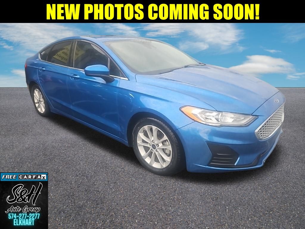 Blue Metallic 2020 Ford Fusion SE FWD Sedan Front-Wheel Drive 6-Speed Automatic