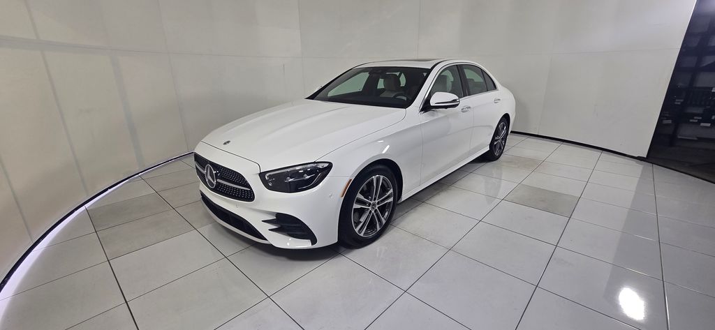 White 2023 Mercedes-Benz E-Class Sedan All-Wheel Drive 9-Speed Automatic