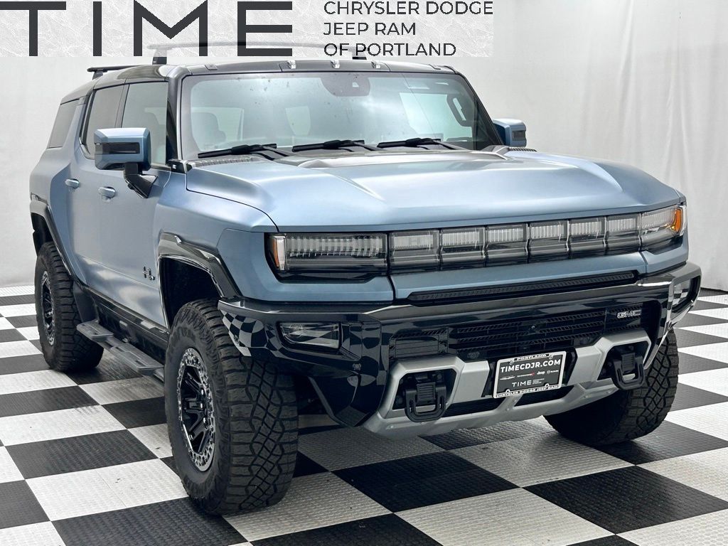 Neptune Blue Matte 2024 GMC Hummer EV SUV 3X AWD SUV / Crossover All-Wheel Drive 1-Speed Automatic