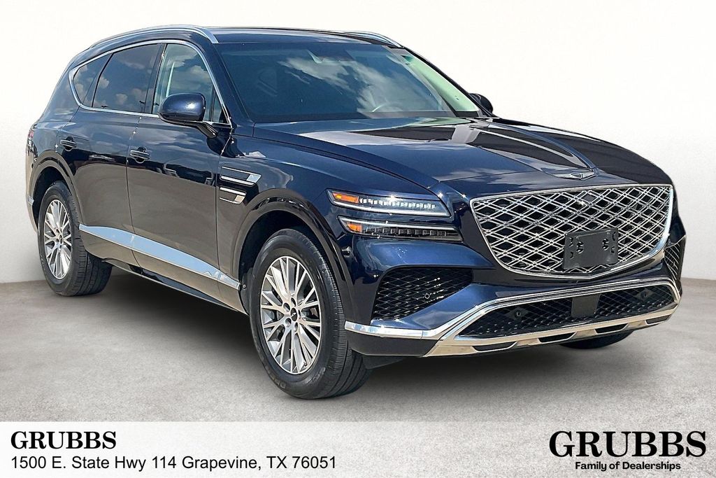 Capri Blue 2025 Genesis GV80 SUV / Crossover All-Wheel Drive 8-Speed Automatic