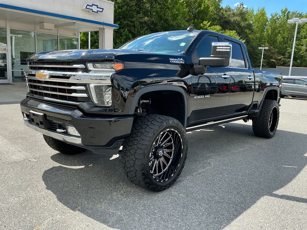 Black 2021 Chevrolet Silverado 2500HD Pickup Truck Four-Wheel Drive Automatic