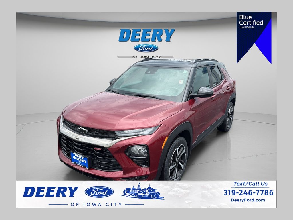 Red (Crimson Metallic) 2023 Chevrolet Trailblazer SUV / Crossover Four-Wheel Drive 9-Speed Automatic